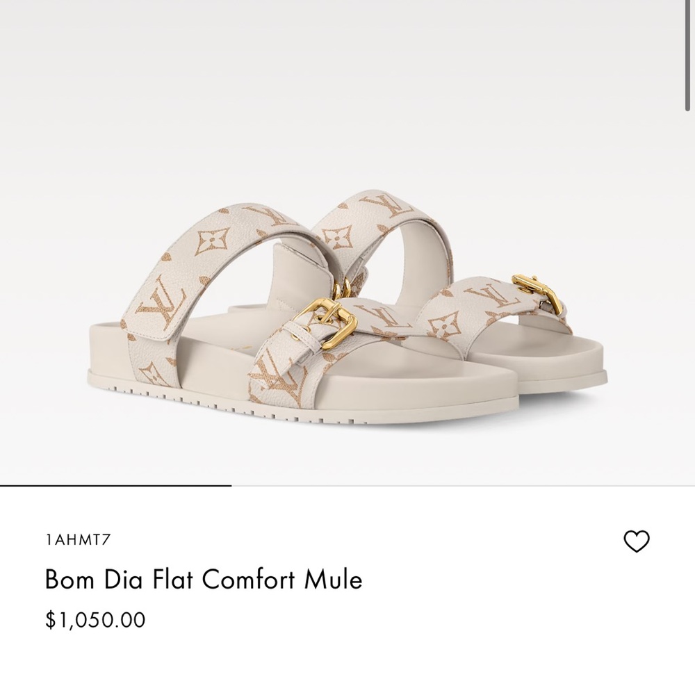 Louis Vuitton Bom Dia Flat Comfort Mule